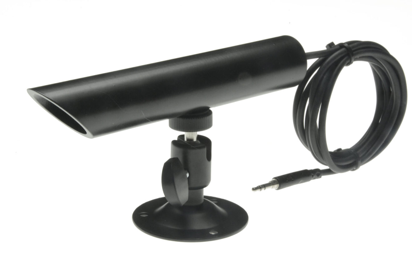 ML1-WBE | IP54 Weatherproof Bullet Microphone for IP Cameras